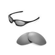 Walleva Titanium Polarized Replacement Lenses for Oakley XX/Old Twenty (before 2011 version) Sunglasses