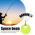 thumbnail image 4 of Frijoles Espaciales De Tapón Goma Space Beans Pesca Flotador Stops Space Beans (Negro 6+2 verde oliva grande) Sywqhk Para Estrenar, 4 of 8