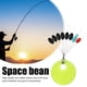 thumbnail image 5 of Frijoles Espaciales De Tapón Goma Space Beans Pesca Flotador Stops Space Beans (Negro 6+2 verde oliva grande) Likrtyny  Para Estrenar, 5 of 9