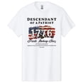 thumbnail image 3 of Descendant of a Patriot Shirt, Revolutionary War Heritage Tee, Vintage American Revolution Gift, 4th Of July Shirt, 3 of 4