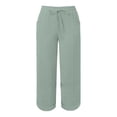 thumbnail image 3 of Sweatpants for Women 2025 Elastic Waist Drawstring Straight Leg Joggers Casual Trousers Sweats with Pockets, 3 of 6