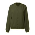 thumbnail image 4 of Breezora Women's Lightweight Casual Jacket Solid Zip Up Baseball Collar Summer Spring Outerwear, 4 of 5