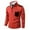 Red, variant on HAiming Mens Winter Sweaters Trendy Stand Collar Long Sleeve Half Zip Pullover Tops Plus Size Casual Loose Base Shirts