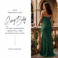 thumbnail image 4 of David’s Bridal, The Edit by DB Studio Women's Formal Sheath Dress with Asymmetrical Straps, Full Length, Jersey, 4 of 5