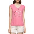 thumbnail image 2 of Calvin Klein - Camiseta gráfica con logotipo de lámina para mujer, rosa, pequeña Calvin Klein Camiseta gráfica, 2 of 2