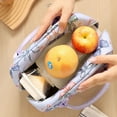 thumbnail image 5 of Qholemyo Handheld Insulated Lunch Bag Reusable Lunch Tote For Office Workers Outdoor Picnic, 5 of 6