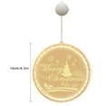 thumbnail image 4 of 3D Hanging Light LED String Lamp Lighting Decoration Christmas Light for Home Bedroom Room Merry Christmas 2, 4 of 10