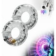 thumbnail image 1 of LED Cycling Wheel Hub Light for Night Riding, USB Rechargeable 7 Color &18 Modes LED Bike Wheel Lights, Smart Sensor, Waterproof, 1 of 8