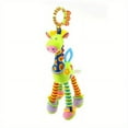 thumbnail image 1 of Happy Monkey Bed Hanging Giraffe Doll Cartoon Animal Rattle Lathe Bed Hanging Baby Plush Toy, 1 of 5