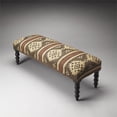 thumbnail image 2 of Beaumont Lane 16" Transitional Wool Upholstered Bench in Multi-Color, 2 of 2