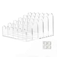 thumbnail image 1 of Clear Acrylic Mail Organizer File Sorters Workspace Organizer, 1 of 5