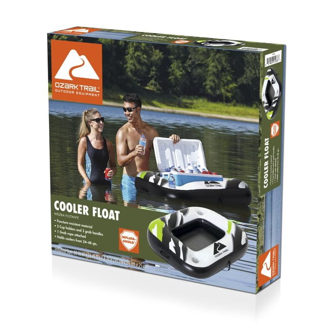River Tube Ozark Trail Cooler Float - Inflatable Pool Raft For 24-48 Qt ...
