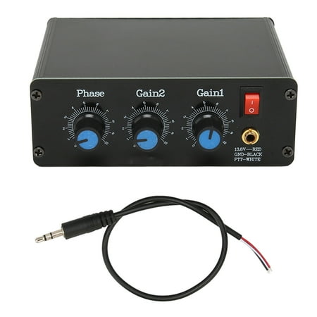 GOWENIC QRM Eliminator X - HF Band Noise Canceller For Ham Radio, 1.8-30MHz, 100W, With PTT Control & Antenna Adapters