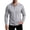 Gray, variant on Guluxicc Men's Henley Shirts with Pocket Button Closure Collared Ribbed Long Sleeve Golf Tops for Business Casual Fall Winter