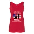 thumbnail image 1 of Ladies Stand For The Flag Kneel For The Cross Soldier Flag DT Tank Tops, 1 of 2