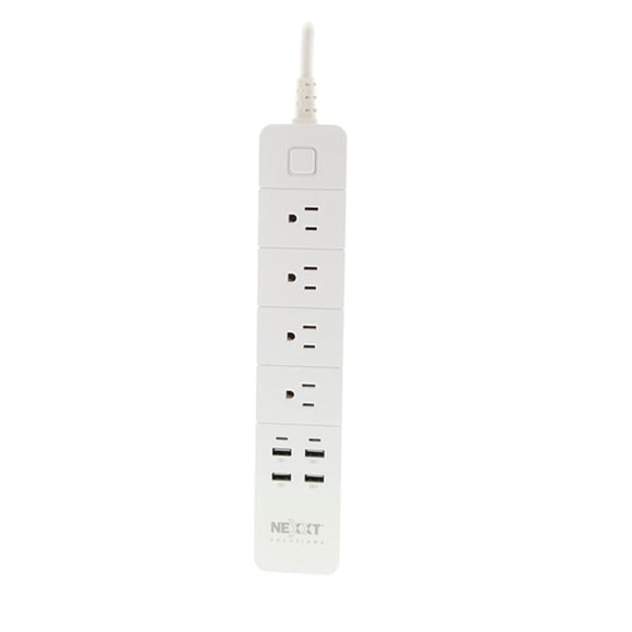 Multicontacto Nexxt Solutions Conectivity Surge Strip 4 USB