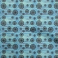 thumbnail image 1 of oneOone Cotton Cambric Teal Blue Fabric Abstracts Sewing Craft Projects Fabric Prints By Yard 56 Inch Wide, 1 of 5