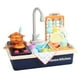thumbnail image 5 of Juguetes de cocina para niños pequeños, juguetes educativos, juguetes de juego de rol de casita Azul 28 piezas, 5 of 7