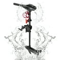 thumbnail image 4 of Dwellnix Thrust Electric Trolling Motor Outboard Engine Fishing Boat Brush Motor 58LB 12V, 4 of 8