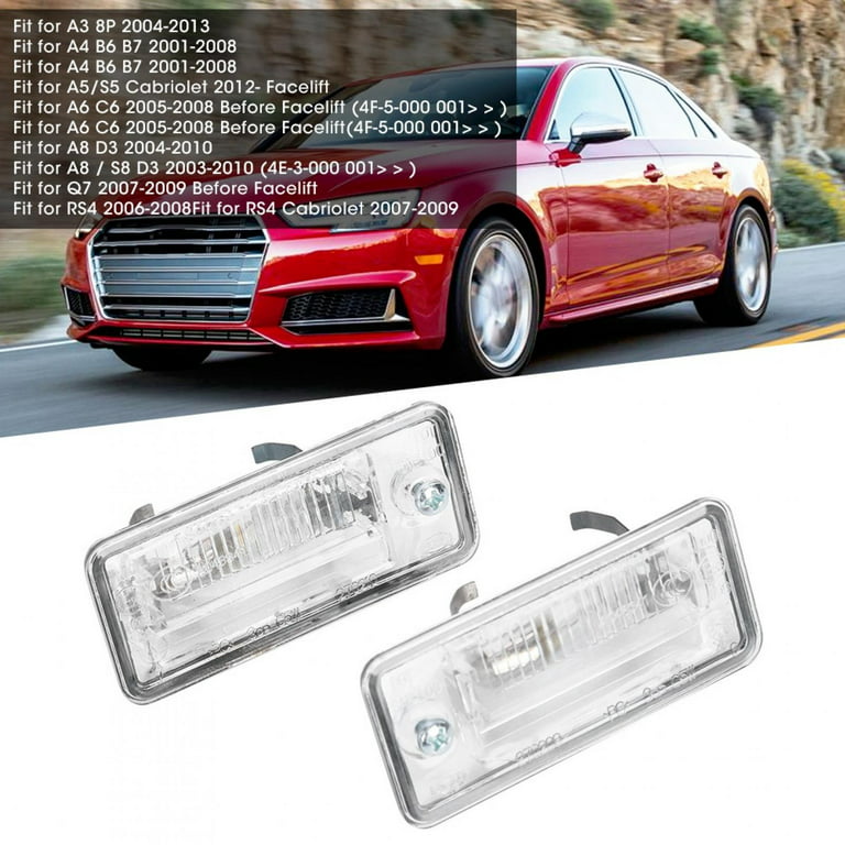 8E0807430A, Reliable Abrasion Resistant License Plate Light For Car 