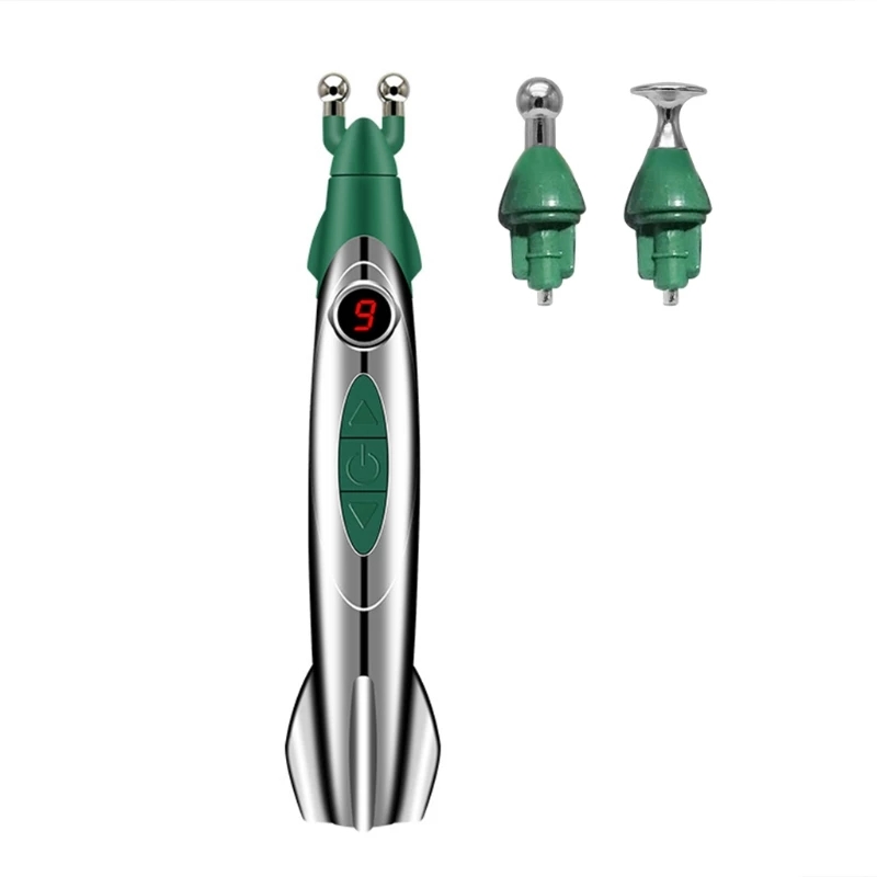 Acupuncture Pen Electronic Pulse Massage Pen Pain Relief with 3 Massage