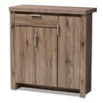 thumbnail image 1 of Baxton Studio MH7097-Oak-Shoe Rack Laverne Moderne et Contemporain Chêne Brun Fini Armoire à Chaussures, 1 of 4