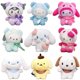 thumbnail image 2 of Muñeco de peluche de Sanrio Kuromi Melody Cinnamoroll, bonito juguete de Anime de dibujos animados, mochila colgante Kawaii, regalo de cumpleaños y Navidad Fivean unisex, 2 of 2