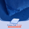 thumbnail image 5 of Mosluna Queen Size Comforter Sets, 3 Piece Soft Quilted Bedding Sets, All-Season Down Alternative Comforter with 2 Pillow Shams, Navy Blue, 5 of 8