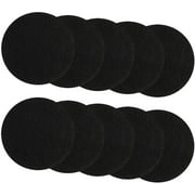 10 Pack Kitchen Compost Bin Pail Filters Activated Carbon Filter Refill Replacement Filters, Round (7.25 Inch)