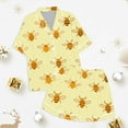 thumbnail image 4 of Ensemble de Pyjama Imitation Soie Imprimé pour Filles, 4 of 4