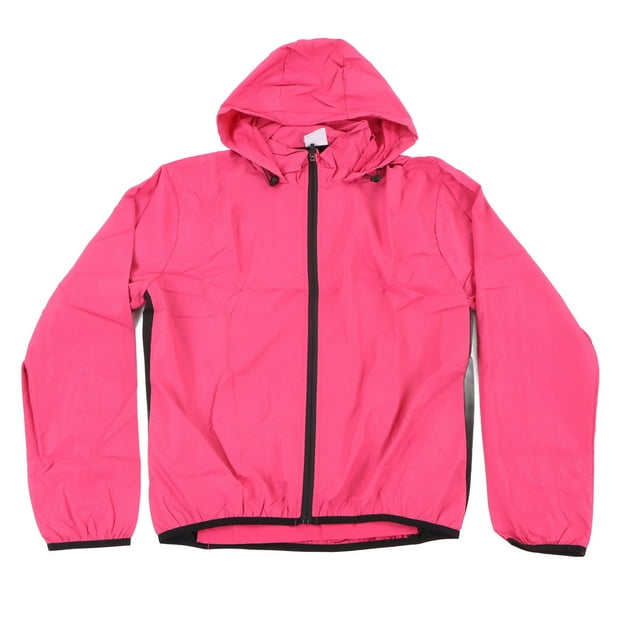 Chaqueta deportiva para exteriores, chaqueta de ciclismo, chaqueta de senderismo larga con capucha, chaqueta para correr, rendimiento sólido