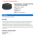 thumbnail image 2 of Rear Brake Drum - Compatible with 1995 - 2002 Ford E-250 Econoline - AC Delco, 2 of 2