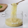 thumbnail image 4 of 1900ml High Borosilicate Glass Cooking Pot with Double Handles - Induction Cooker Compatible, Thickened Heat-Resistant Transparent Design for Home Use, Ideal for Soup, & Simmering (Case of 27), 4 of 5