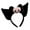 Black Kuromi2, variant on Sanrio Kulomi Head Strap Melody Cinnamon Curly Hair Ornament Hairband Autumn Winter Anime Kawaii Plush Doll Hair Cord Girl Gift