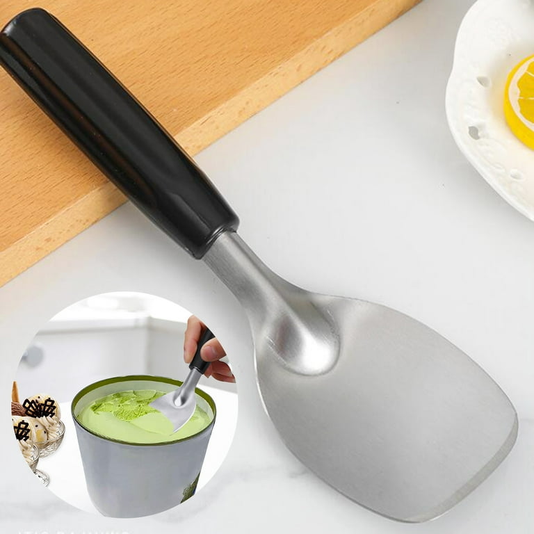 Reheyre Ice Cream Scoop - Stainless Steel Flat Ice Cream Spade - Ice Cream  Paddle for Hard Freezed or Creamy Ice Cream - Dessert Spade Butter Cutter