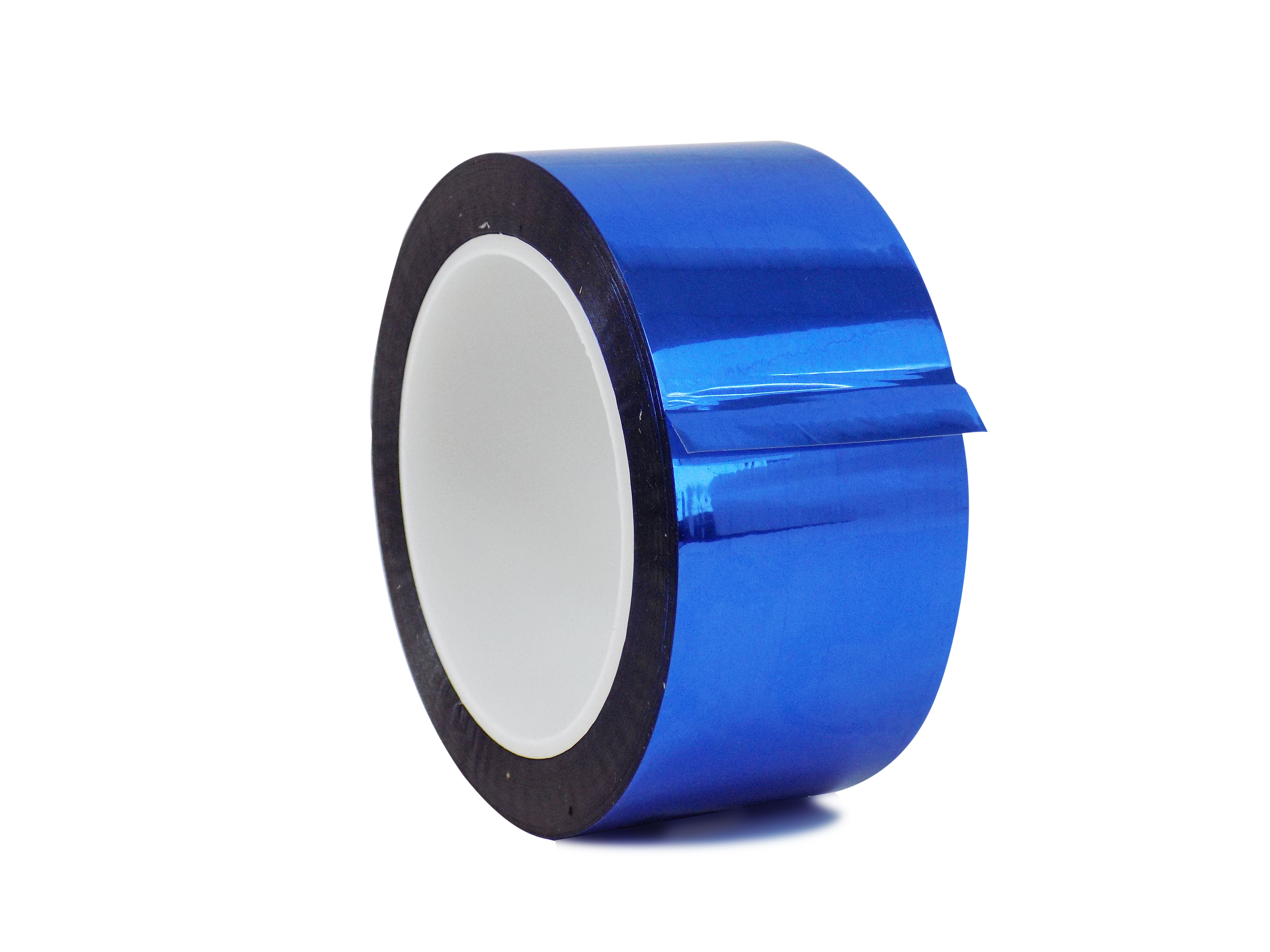 WOD Tape Metallic Blue Tape 4 in. x 72 yd. Washi Crafting Tape