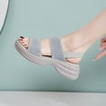thumbnail image 4 of Mostsola Sandals for Women Trendy Open Toe Slingback Walking Shoes Lightweight Summer Dress Shoes, 4 of 9