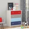 Cosco Kaleidoscope 4 Drawer Dresser, Classic