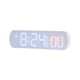 thumbnail image 4 of Reloj de pared LED, reloj electrónico de escritorio, reloj digital multifuncional moderno para Blanco y azul, 4 of 9