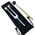 thumbnail image 1 of Diapasón de aleación de aluminio de alta dureza, diapasón ergonómico de curación de sonido médico con martillo para reflejos para Yoga, 1 of 5