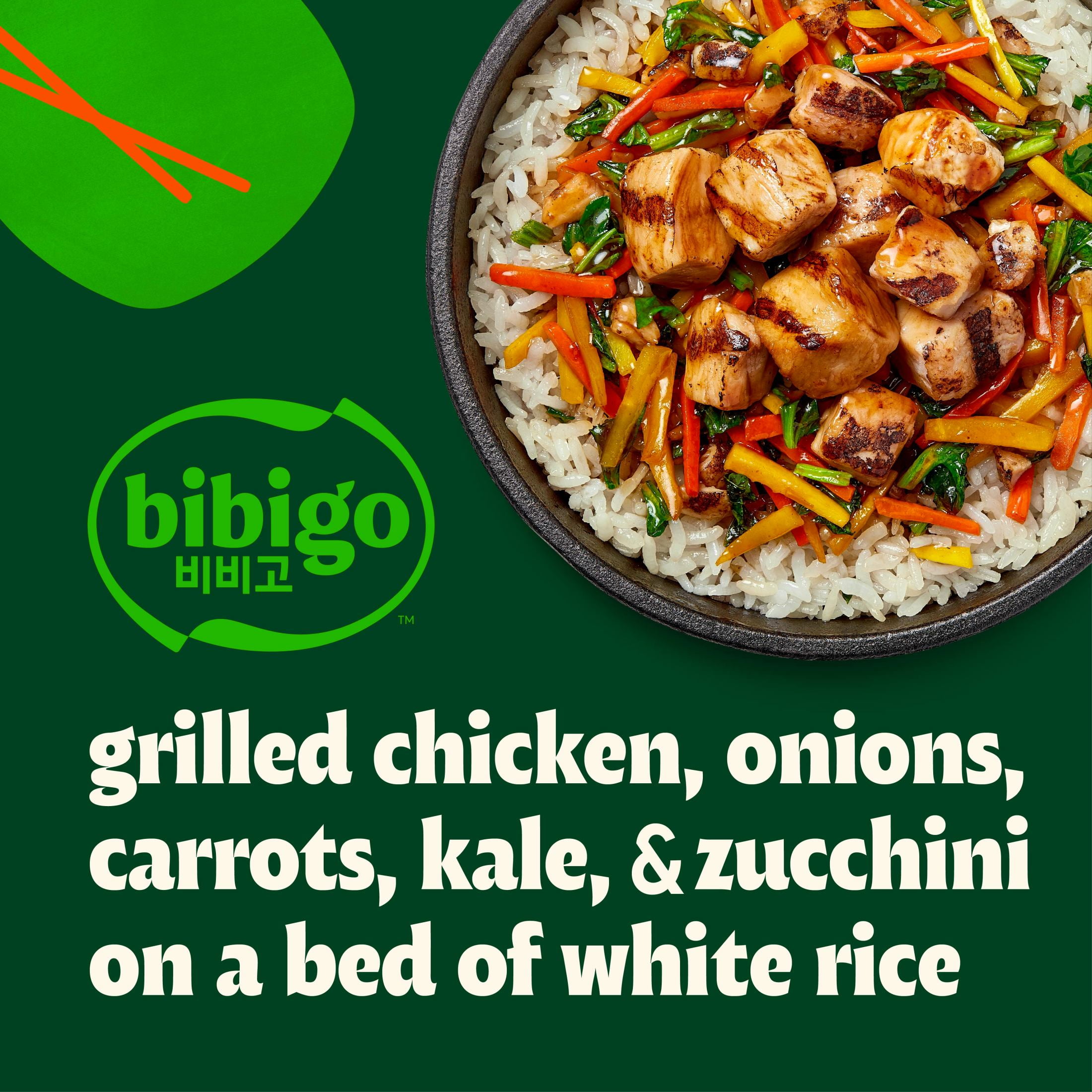 Bibigo Frozen Chicken & Vegetable Bibimbap Rice Bowl, 10.0 oz
