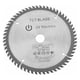 thumbnail image 1 of Hoja de sierra circular Desiderio TCT de 165 mm, disco de corte giratorio plateado para cortar madera, 60 dientes, 1 of 5