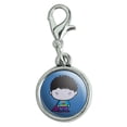 thumbnail image 1 of Superman Bizarro Cute Chibi Character Antiqued Bracelet Pendant Zipper Pull Charm with Lobster Clasp, 1 of 5