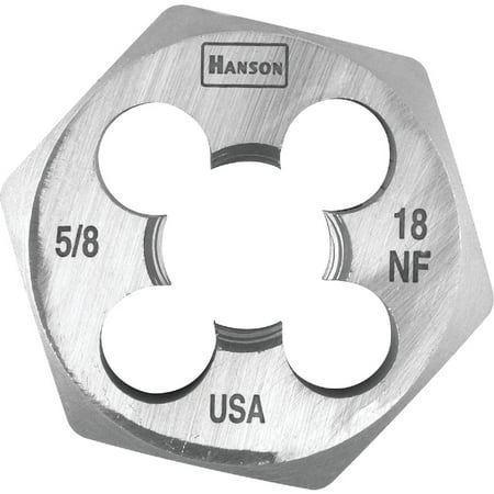 

Century Drill & Tool 5/8-18 National Fine 1-7/16 In. Across Flats Fractional Hexagon Die