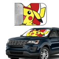 thumbnail image 4 of Windshield Sun Shade Foldable Car Front Window Sunshade For Car Suv Trucks Vans - Best Heat Shield Blocker Visor Cover Blocks Uv Rays And Keeps Your Vehicle Cool-Small, 4 of 5