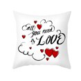 thumbnail image 1 of Housse de Coussin en Coton pour la Saint-Valentin Canapé Taille A, 1 of 2
