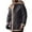 Dark Gray, variant on ZCFZJW Plus Size Mens Winter Sherpa Fleece Lined Coats Jackets Vintage Motorcycle Faux Leather Long Sleeve Button Down Lapel Collar Bomber Jackets Outwear Coffee L