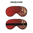 thumbnail image 2 of Salouo Happy New Year 2025 Pattern Sleep Mask,Sleep Eye Mask & Blindfold Eye Sleep Shade Cover with Elastic Strap Soft Eye Cover Eyeshade for Night Sleeping Travel & Nap, 2 of 7