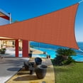 thumbnail image 2 of Jane Stone Sun Shade Sail Canopy 12'X12'X12'Triangle Shade Cloth Canopy Tent for Outdoor UV Protection，Rust Red, 2 of 6