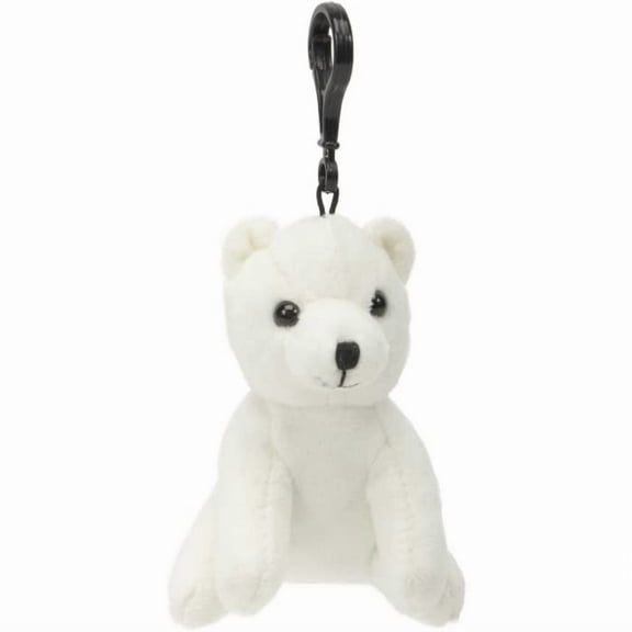 Unipak 1177PL-K Polar Bear Plush Key Holder, 3.5-inch Height
